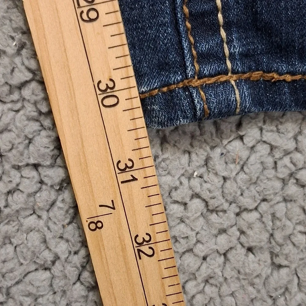 Seven7 Bootcut Jeans Women 18W (actual 42x30.5) Stretch Denim Contrast Stitching